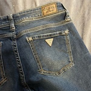 VINTAGE GUESS Starlet Straight Blue Jeans